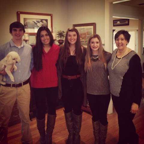From left to right: Sean, Zara, Johanna, Megan, Mom