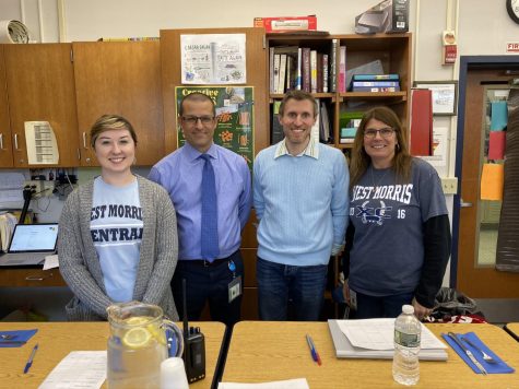 Judges from the Period 7 Competition. Ms. Noone, Mr.Rymer, Mr. Cinotti, and Mrs. Quabeck From Left to Right).