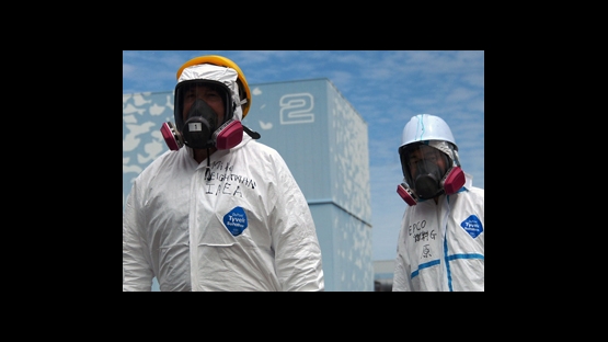 Members of the IAEA fact-finding team in Japan visited the Fukushima Daiichi Nuclear Power Plant to assess first-hand the extent of the tsunami damage and gather nuclear safety lessons that could be learned from the accident, 27 May 2011.