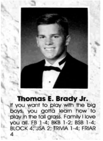 Tom Brady wearing his own Montreal Expos draft jersey is a major flex , Tom Brady