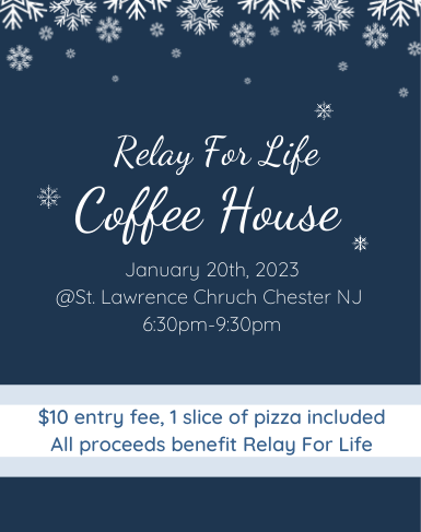 Relay For Life Coffee House Flyer (Maddie Lamb)