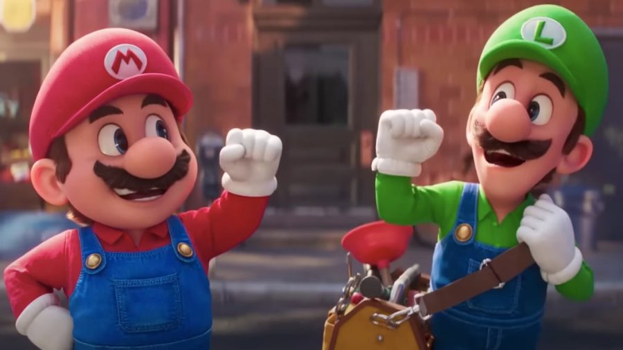 A screencap from the upcoming Mario movie which expresses the excitement of movie fans for this coming year
