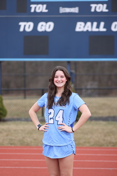 Commerford is one of the two captains on the girls lacrosse team this season. 