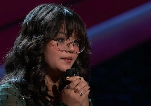 Olivia Eden shines during her blind audition on The Voice by performing one of Niall Horans songs