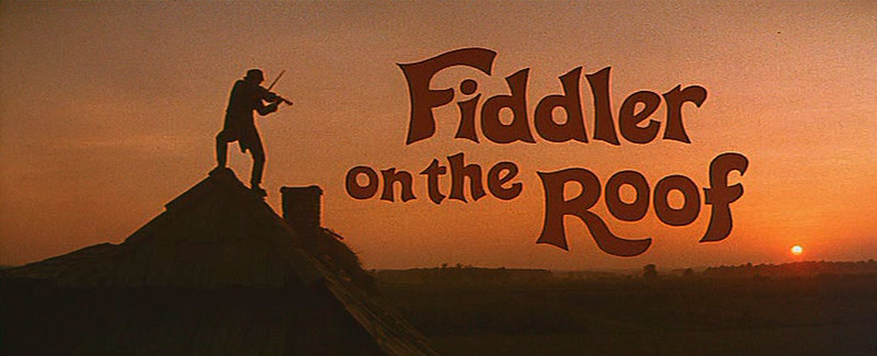 Fiddler on the Roof movie poster.