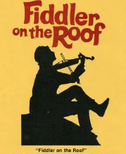 Fiddler on the Roof musical poster.