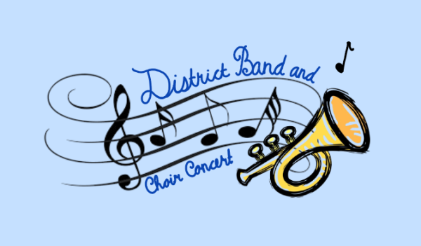 A cover for a recap of the District Band and Choir Concert