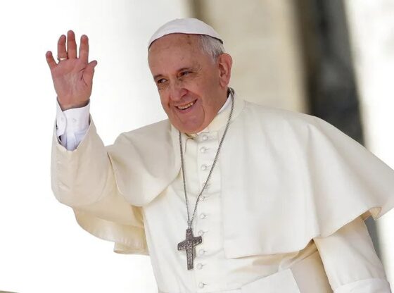 Pope Francis waves to the crowd on Easter Sunday 2025. Francis is remembered for his message of peace and compassion until the end. 