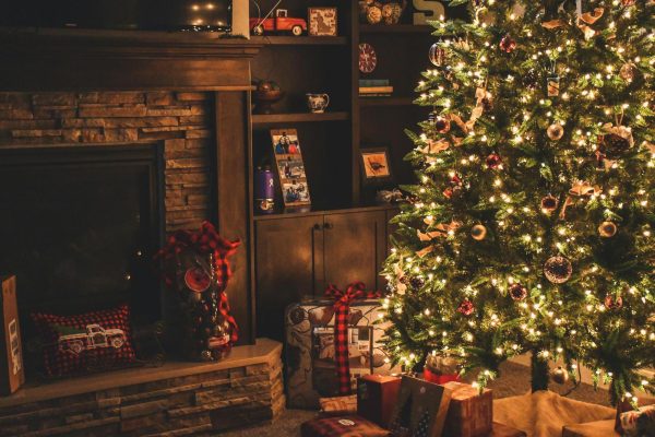 Houses are getting decorated for the Christmas season, even in November.