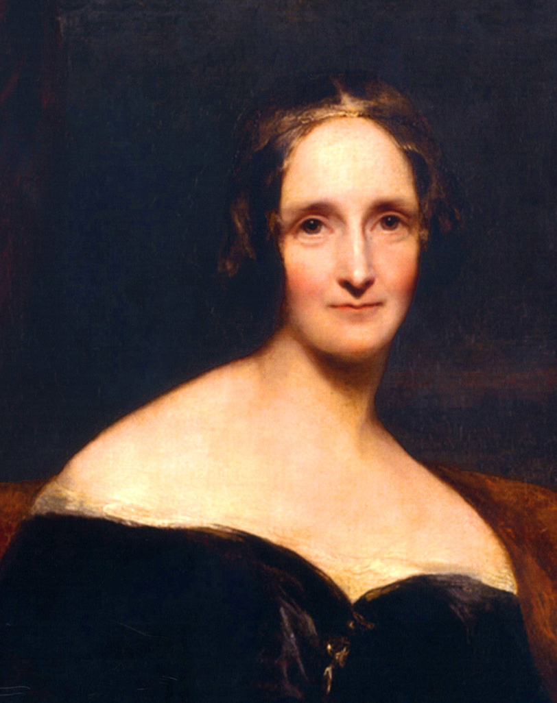 Portrait of Mary Shelley (Painted by Richard Rothwell)